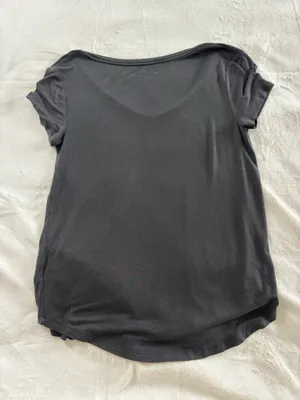 Aeropostale Black V-Neck Top thumbnail 2