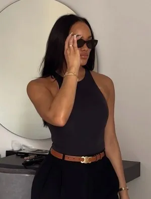 Skims Fits Everybody High Neck Bodysuit thumbnail 1