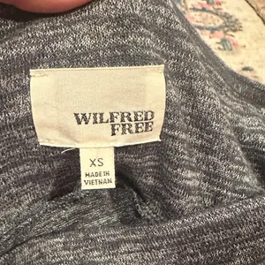 Aritzia Wilfred Free Tyra Heathered Grey Bodycon Skirt XS thumbnail 5