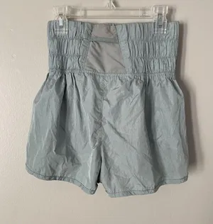 Free People Size S Light Blue The Way Home High Rise Workout Shorts thumbnail 3