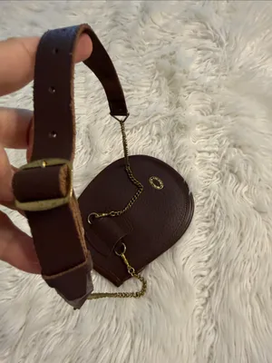 Nicoll Bros Bankfoot. Women's Brown Tassel Crossbody Bag 100% real leather thumbnail 11