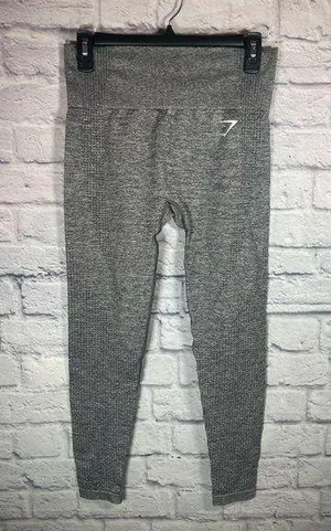 Gymshark Women's Seamless Workout Leggings Grey Marl Sizes‎ medium thumbnail 1