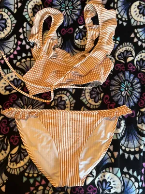 Aerie Gingham Bikini Set thumbnail 1