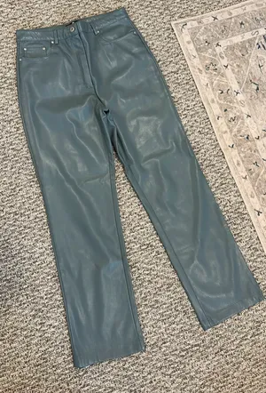 7 For All Mankind Leather Pants thumbnail 1
