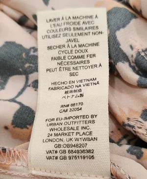 Free People Floral Cruisin Together print top, US Women's Medium NWOT thumbnail 8