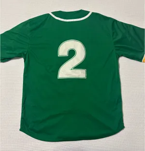 Vintage Big City Jersey Green Size L thumbnail 2