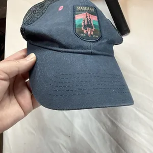 Magellan Navy Blue With Logo Baseball Cap Preowned thumbnail 9