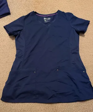 Scrub Top Healing Hands thumbnail 1
