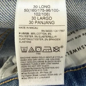 Banana Republic Premium Denim Light Wash Classic High Rise Slim Jeans Size 30L thumbnail 8