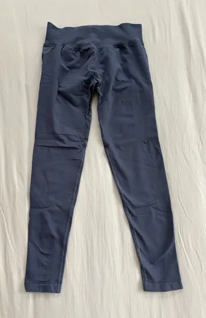 ASERAY Scrunch Leggings Blue Size XL thumbnail 1