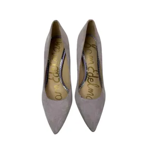 Sam Edelman Women's Brown Suede Slip On Pointed Toe Stiletto Heels Dress Shoes 7 thumbnail 2