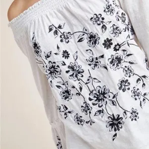 Anthropologie Embroidered‎ Floral Top size S thumbnail 8
