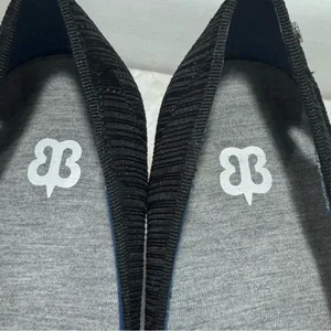 Betabrand On Your Mark Cut-Out‎ Heels Comfort Black/Blue Sz 8.5 Workwear Office thumbnail 5