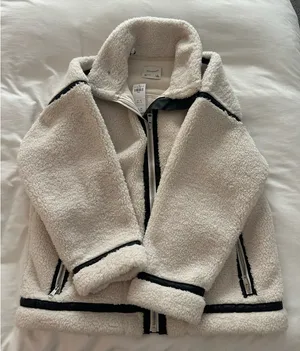 Abercrombie Sherpa Jacket Leather Lined thumbnail 2