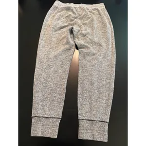 Aerie Womens Grey Marled‎ Knit Joggers Zipper Pockets Drawstring Lounge Pants M thumbnail 5