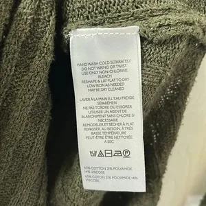 Pilcro Gauzy Olive Green Duster Cardigan Sweater(Size Medium) thumbnail 6