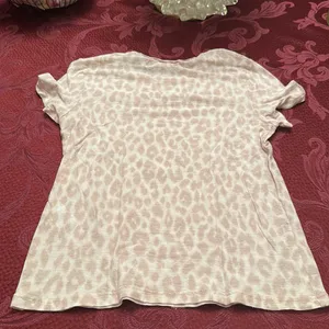ALC leopard tee Tan thumbnail 4