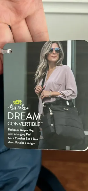 Itzy Ritzy Dream Convertible Diaper Bag Blue thumbnail 3