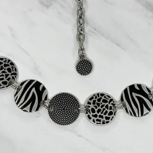 Chico's Animal Print Disc Chain Belt 2X/3X ✨ thumbnail 7