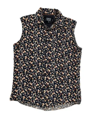 Sleeveless Floral Button thumbnail 1