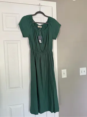 Universal Threads Teal Green Cut out Detail Maxi Dress thumbnail 7