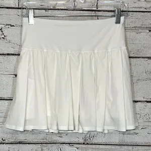 Activewear Pleated Skort White-Small thumbnail 1