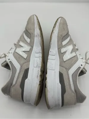 New Balance 997H Neutral Gray and White Sneakers Womens Size‎ 10 trendy chic thumbnail 3