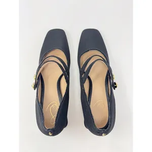 Sam Edelman Tahira Womens Sandals Black Mary Jane Pump Square Toe Heels US 9.5 thumbnail 8