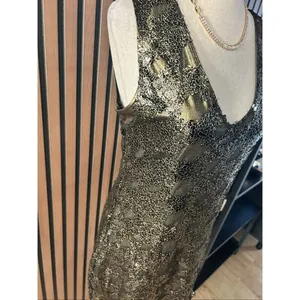 Express NYE sequin gold and black dress size XS thumbnail 2
