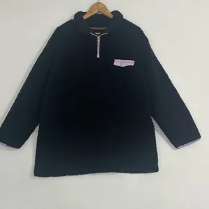 Koolaburra by Ugg Cozy Sherpa 1/4 Zip Pullover Black in Size XL thumbnail 8