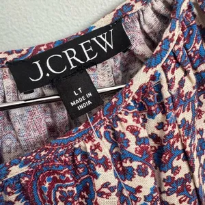 J.Crew Palermo Smocked-Waist Mini Dress in Floral Bouquet Linen LT thumbnail 6