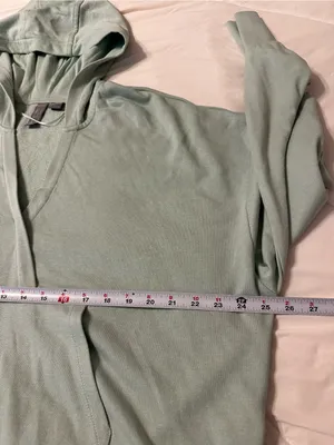 Sweaty Betty After Class Relaxed V-Neck Hoodie Sweatshirt - Size 12 thumbnail 11