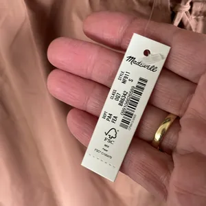 NWT Madewell Poplin Flutter Sleeve Pintuck Dress Size Small thumbnail 7
