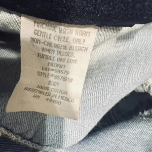 Faded Glory Womens Light Wash Denim Vest Cropped Button Up Cotton Blue Size M thumbnail 5