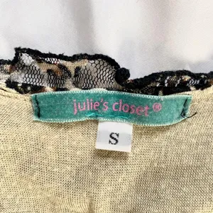 Early 2000's Cheetah Leopard Mesh Bow Babydoll Top S thumbnail 6