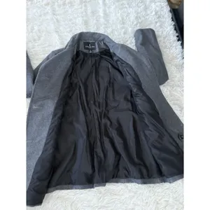 London Fog Women's Gray Wool Blend Coat Jacket Classic Pea Coat Medium‎ thumbnail 8