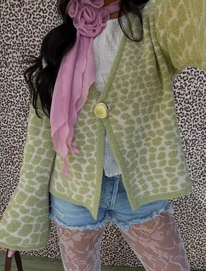 Skullhouse Crocodile cardigan thumbnail 1