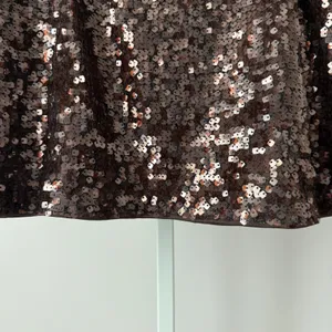 Petal + Pup sz XS Brown Sequin Mini Skirt‎ Party Glam Night Out Sparkly thumbnail 3