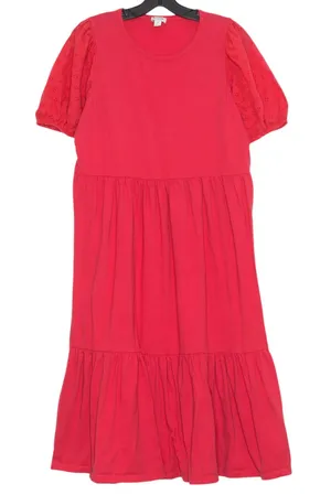 J Crew Dress Cottage Prairie Romantic Feminine Boho Minimalist Retro Midi Medium thumbnail 1