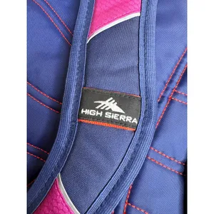 High‎ Sierra Suspension Strap System Backpack Pink Navy Blue School Travel Bag thumbnail 5