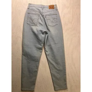 Levi's High Waisted Taper Jeans Women 28 Light Blue‎ Stretch Denim Classic thumbnail 10