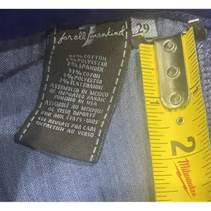 7 for All Mankind Jeans Womens 29 Blue/Purple The Skinny Slim Illusion NWT‎ thumbnail 9