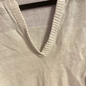 Alice + Olivia 100% Linen Beige‎ Crop Beach Sweater Size XS thumbnail 9