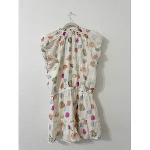 VICI Exclusive Seashell Print Tiered Mini Dress NWT Large Coastal Beach thumbnail 3