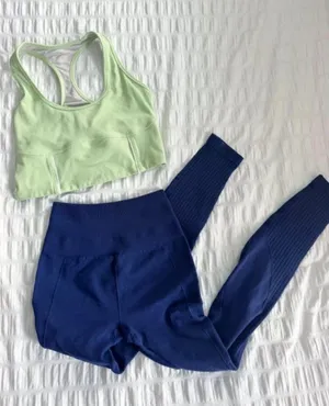 Workout Outfit Set Lululemon TYC Small Navy Green thumbnail 1