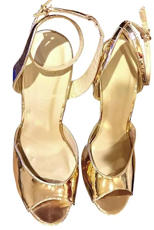 Wild Diva Ankle Strap Patent Rhinestone Wrapped Cylindrical Heels thumbnail 3