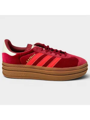 adidas Gazelle Bold W Sneakers Red Gum Womens 8.5 IG4388 New Box thumbnail 2