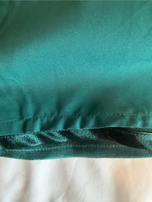 Birdy Grey Satin Formal Gown XXL Emerald Green Elegant Bridesmaid Z3 thumbnail 6