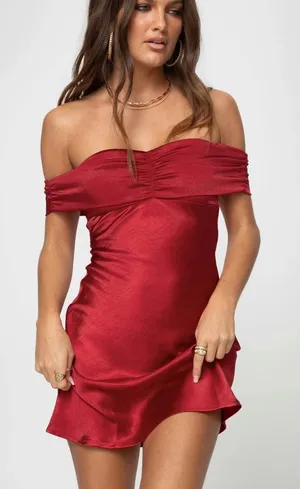 Princess Polly Red Mini Dress thumbnail 1