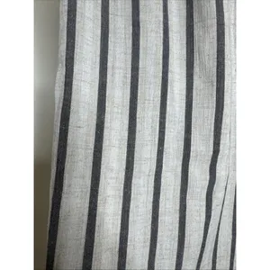 Vintage Cristina’s Women’s Sz L Striped Pants- Coastal Fisherman Flax Blend NWT thumbnail 6